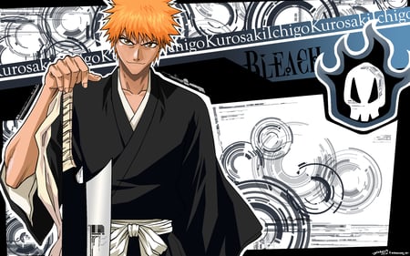 bleach desktop - skull, chill, cool, swords