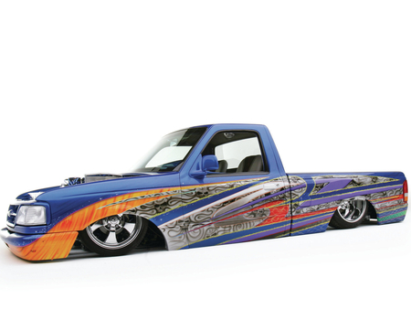 Ranger - ford, truck, wild paint, custom