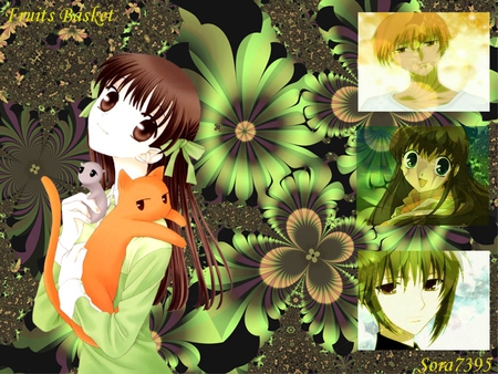 Tohru,Yuki ,and Kyo together forever - yuki, kyo, tohru, fruits basket