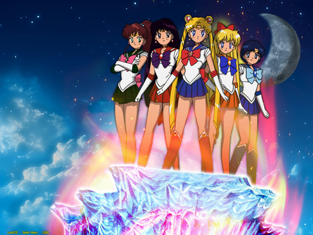 Inner Senshi - sailor moon, manga, anime, sailor mercury, sailor mars, sailor jupiter, sailor venus