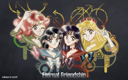 Inner Senshi - sailor moon, manga, sailor mercury, sailor mars, sailor senshi, sailor jupiter, sailor venus