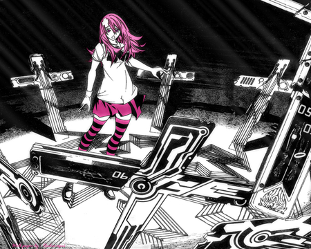 Air gear grave - white, black, graves, pink