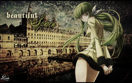 Code Geass CC - code geass r2, cc, pretty girl, anime, code geass cc, anime long hair, cute, school girl