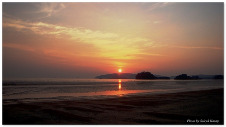 Krabi - beach, sunset, krabi, thailand