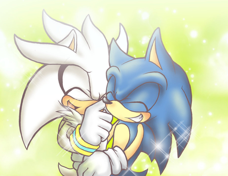 Kawaii trails of silver and blue - pictures of sonic, pictures of silver, sonic, silver