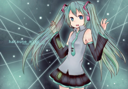 Hatsune Miku - tie, pretty, artistic, snow, pink, uniform, headphones, yuki, nice, program, thighhighs, beauty, virtual, cg, white, cute, aqua eyes, song, outfit, vocaloid, anime, twintail, hatsune miku, microphone, music, aqua, art, idol, anime girl, skirt, beautiful, singer, girl, cool, black, miku, awesome, diva, digital, aqua hair, hatsune, vocaloids, headset