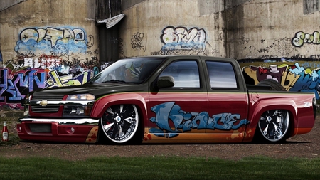 Chevy Truck - tuned, chop down, chevy, fixed