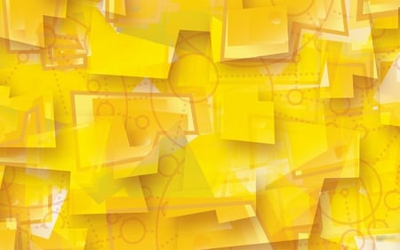 Dream Weaver - shapes, yellow, mix, layered, abstract