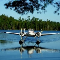 Beech 18 on Floats