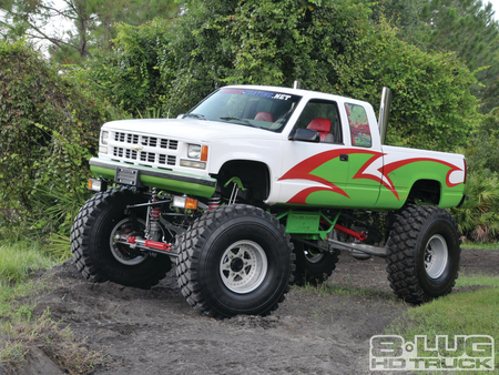 2500-96 - swampers, lifted, gm, chevy