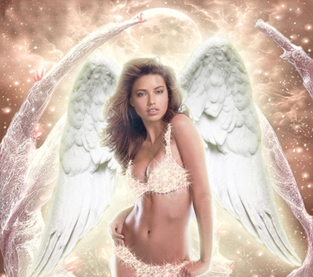 Angel of Mine - wings, angel of mine, sexy, model