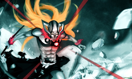 Vasto Lorde Ichigo, vasto lorde, horns, ichigo kurosaki, anime, full hollow  ichigo, HD wallpaper