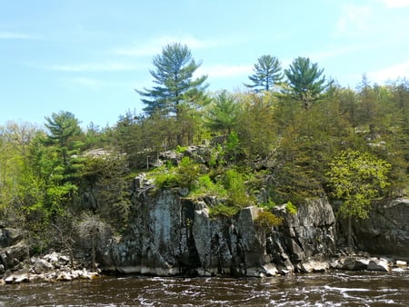 Taylor falls, Minnesota - taylor falls, river, water, tree, rocks