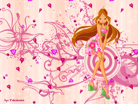 flora - witch, winx, d gray man, flora