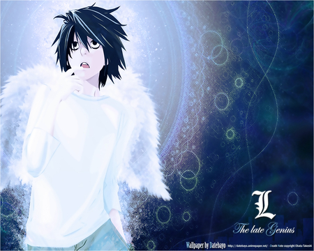 Angel L - death note l, emo, anime, angel l