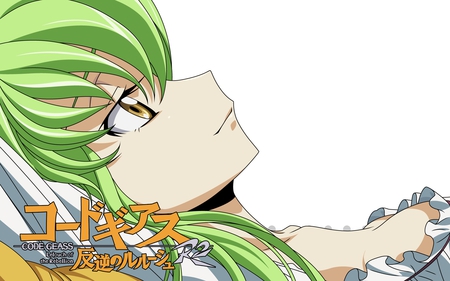 code geass - eyes, gold, green, smille