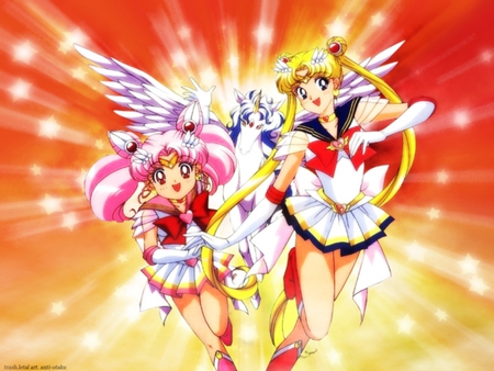 sailor moon, mini moon, and pegasus - sailor moon, mini moon, sparkles, pegasus