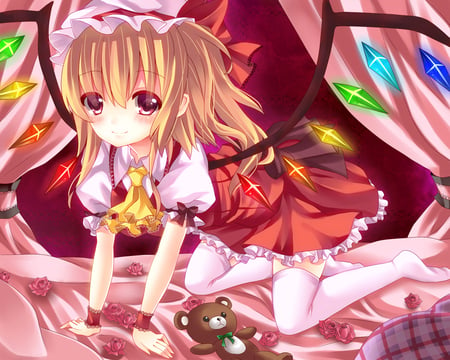 Flandre Newest - game, touhou, newest, classic, girl, pc, wall