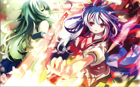 Touhou New 2 - beauty, touhou, girl, game, wall, classic