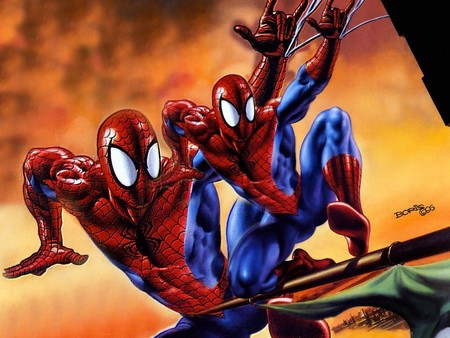 Spiderman - comics, boris valejo, art, spiderman