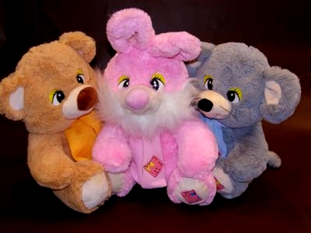 plushy toys - toys, bear, color, bunny, teddy, maus, cute, plushy