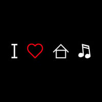 I Love House Music Wallpaper