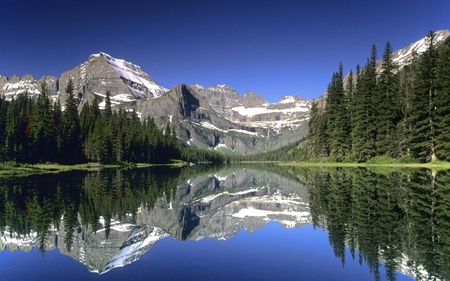 Lake and mountain  - mountain