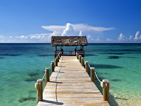 new providence - mole, bahamas, island, ocean, sky, pier