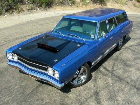 Plymouth GTX 440 Six Pack Wagon 1968 - gtx, six, pack, 1968, wagon, plymouth, 440