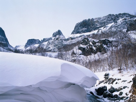 chinese snowscape  - chinese-snowscape-