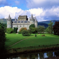 chateau and forest