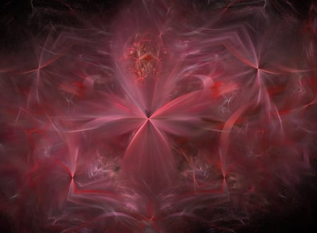 Pink flowers - fractal, fractals, pretty, pink, flowers