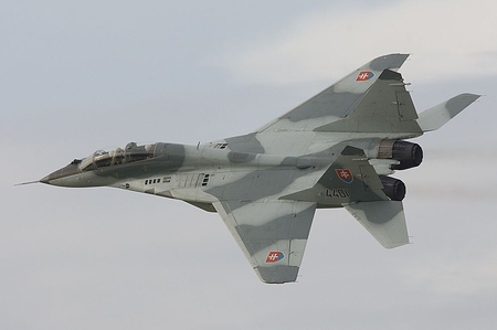 Mig-29 - jet fighter, slovakian air force, mig 29, jet