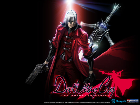 Wallpaper guns, sword, Dante, DMC, red coat, Dante, game