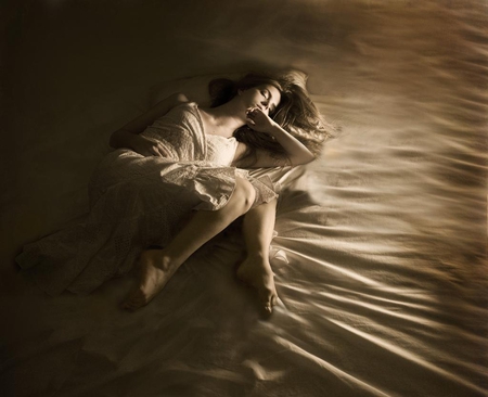 Sleeping beauty - beauty, image, abstract, woman, sleeping