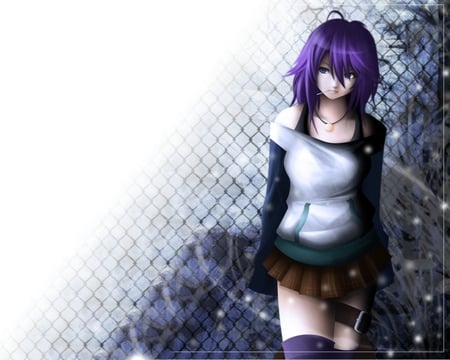 Snow Fairy - girls, mizore, anime, winter, rosario vampire, snow