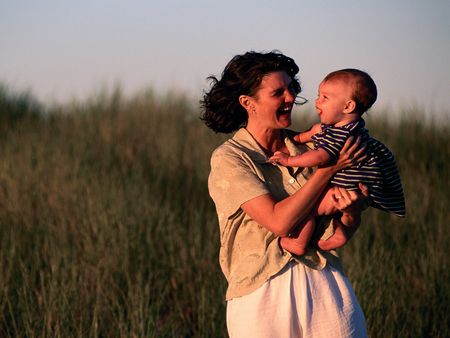 Enjoy Their Moment - mom, love, lovely, baby