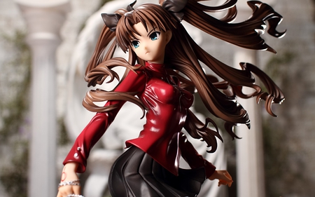 Rin Tohsaka - fantasy, anime, 3d, art, wallpaper