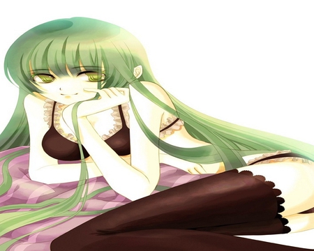 C.C. Sister - anime, cc, beauty, wall, code geass, tv show