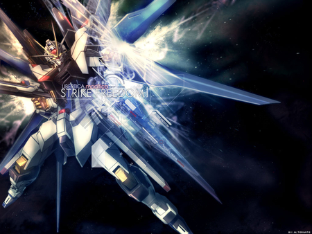 strike freedom - seed, freedom, gundam, strike