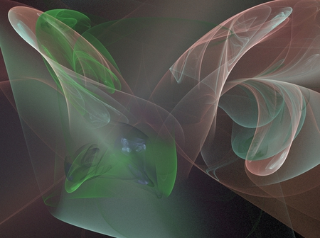 Angelic - fractals, pink, green, fractal