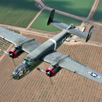 B-25 In Flight