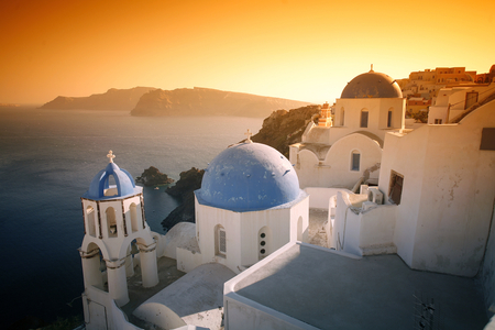 Oia - santorini, greece, sunset, oia