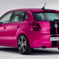 Volkswagen Polo Worthersee 09 Concept In Pink Color Car