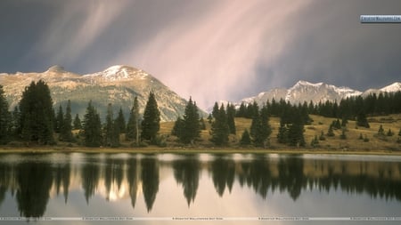 Storm Over Little Molas Lake, Colorado - storm, lake, mountains, colorado