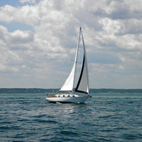 Sailboat in the Ocean