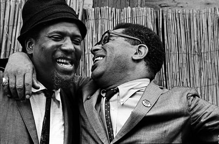 Monk & Dizzy Gillespie - people, musician, other, men