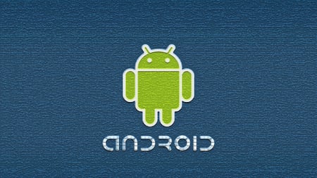 Android'Space'Shot - blue, android text, android, green android white border