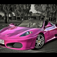 pink Ferrari