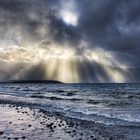 clouds sea